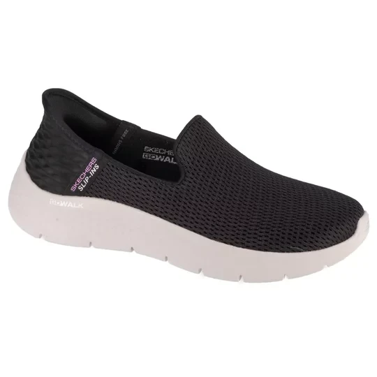 Zdjęcie produktu Skechers Slip-Ins: GO WALK Flex - Relish 124963-BKW, Damskie, Czarne, buty sneakers, tkanina, rozmiar: 35, 5