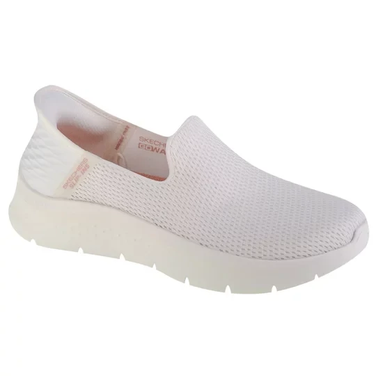 Zdjęcie produktu Skechers Slip-Ins: GO WALK Flex - Relish 124963-OFWT, Damskie, Białe, buty sneakers, tkanina, rozmiar: 36