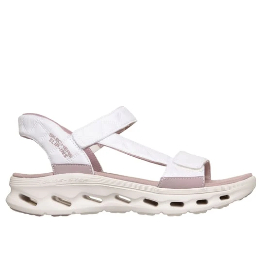 Zdjęcie produktu Skechers Slip-ins: GO WALK Glide-Step 2.0 SandaÅ‚y -Cozy Fit Jada - Bialy/Rozowy