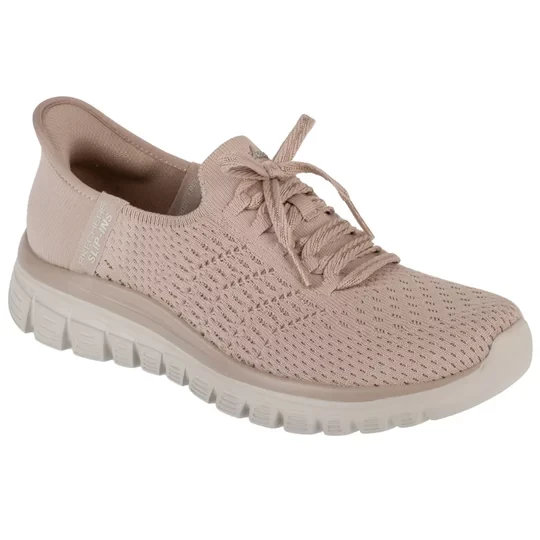 Zdjęcie produktu Skechers Slip-Ins Graceful First Blush 100736-TPE, Damskie, Beżowe, buty sneakers, tkanina, rozmiar: 36