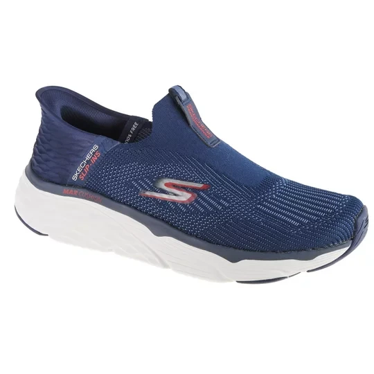 Zdjęcie produktu Skechers Slip-Ins: Max Cushioning - Advantageous 220389-NVY, Męskie, Granatowe, buty sneakers, tkanina, rozmiar: 41