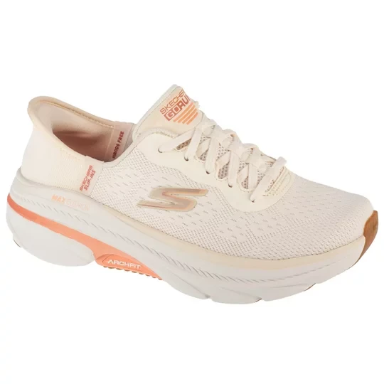 Zdjęcie produktu Skechers Slip-Ins: Max Cushioning Arch Fit 2.0 - Antilles 128947-NTPK, Damskie, Białe, buty sportowe, tkanina, rozmiar: 36