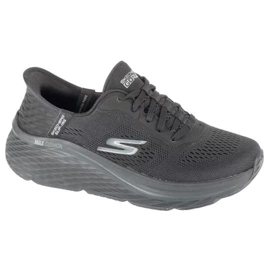 Zdjęcie produktu Skechers Slip-Ins: Max Cushioning Elite 2.0 - Vanish 129606-BBK, Damskie, Czarne, buty sportowe, tkanina, rozmiar: 36