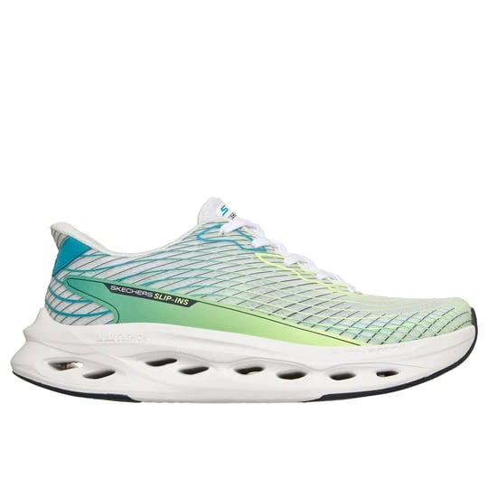 Zdjęcie produktu Skechers Slip-ins: Max Cushioning Glide-Step - Sapphire - Bialy/Zielony