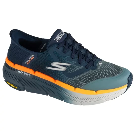 Zdjęcie produktu Skechers Slip-Ins: Max Cushioning Premier 2.0 220526-NVOR, Męskie, Granatowe, buty do biegania, przewiewna siateczka, rozmiar: 41