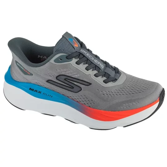 Zdjęcie produktu Skechers Slip-Ins: Max Run 221000-GYMT, Męskie, Szare, buty do biegania, tkanina, rozmiar: 43