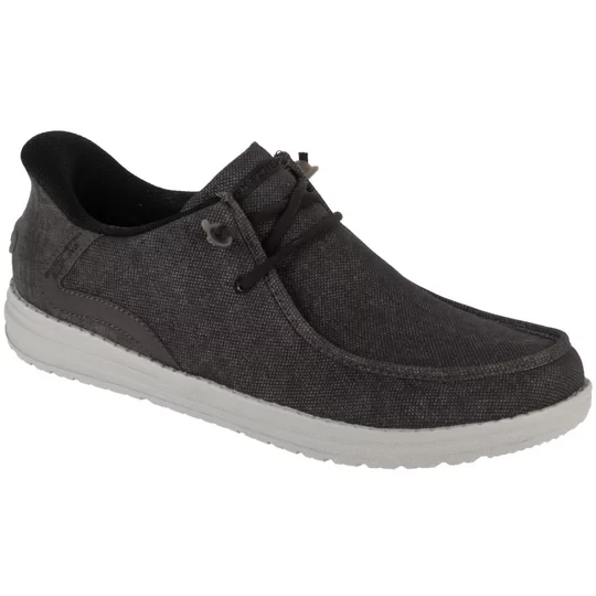 Zdjęcie produktu Skechers Slip-Ins: Melson - Coronado 210959-BKGY, Męskie, Szare, buty sneakers, tkanina, rozmiar: 41