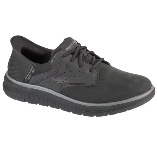 Zdjęcie produktu Skechers Slip-Ins: Orell - Yates 205249-BLK, Męskie, Czarne, buty sneakers, skóra licowa, rozmiar: 41