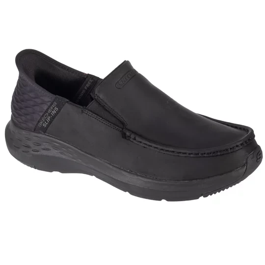 Zdjęcie produktu Skechers Slip-Ins Parson - Oswin 204866-BBK, Męskie, Czarne, półbuty, skóra naturalna, rozmiar: 39, 5