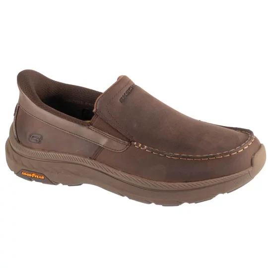 Zdjęcie produktu Skechers Slip-Ins: Pollard - Osgood 205334-COC, Męskie, Brązowe, buty sneakers, skóra naturalna, rozmiar: 39, 5