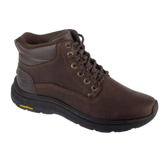 Zdjęcie produktu Skechers Slip-Ins: Pollard - Waylon 205333-RDBR, Męskie, Brązowe, trzewiki, nubuk, rozmiar: 41, 5