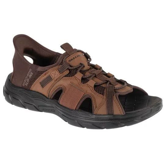 Zdjęcie produktu Skechers Slip-Ins: Revolted SS - Merrick 205181-ACDB, Męskie, Brązowe, sandały, tkanina, rozmiar: 41