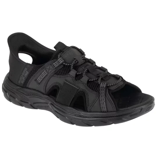 Zdjęcie produktu Skechers Slip-Ins: Revolted SS - Merrick 205181-BLK, Męskie, Czarne, sandały, tkanina, rozmiar: 44