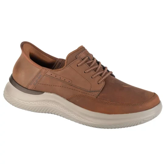 Zdjęcie produktu Skechers Slip-Ins: Rory 205211-CDB, Męskie, Brązowe, buty sneakers, skóra licowa, rozmiar: 41