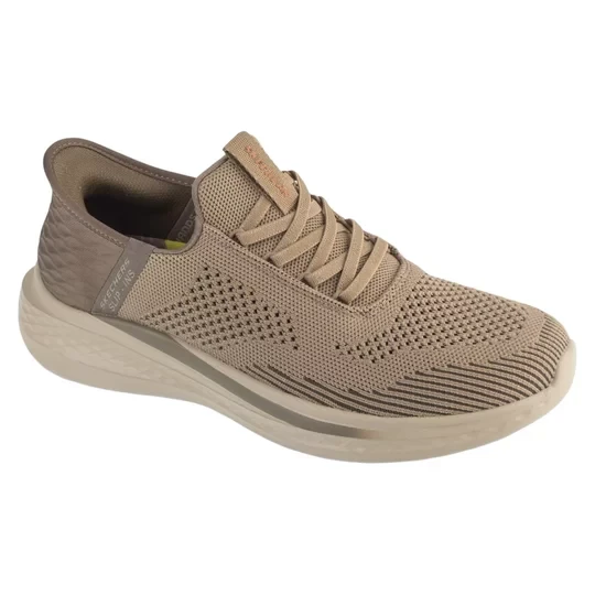 Zdjęcie produktu Skechers Slip-Ins: Slade - Quinto 210810-KHK, Męskie, Zielone, buty sneakers, tkanina, rozmiar: 42, 5