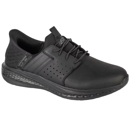Zdjęcie produktu Skechers Slip-Ins: Slade - Zachary 210828-BBK, Męskie, Czarne, buty sneakers, skóra syntetyczna, rozmiar: 44