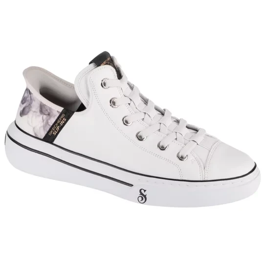 Zdjęcie produktu Skechers Slip-Ins Snoop One - OG 251016-WBK, Męskie, Białe, buty sneakers, skóra naturalna, rozmiar: 37
