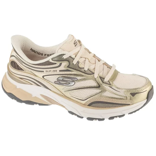Zdjęcie produktu Skechers Slip-Ins: Stamina Sport 150710-NTGD, Damskie, Beżowe, buty sneakers, tkanina, rozmiar: 36, 5