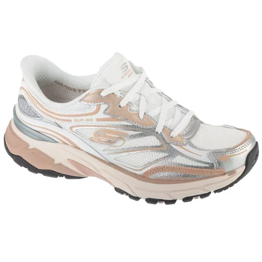 Zdjęcie produktu Skechers Slip-Ins: Stamina Sport 150710-WSLP, Damskie, Białe, buty sneakers, tkanina, rozmiar: 36