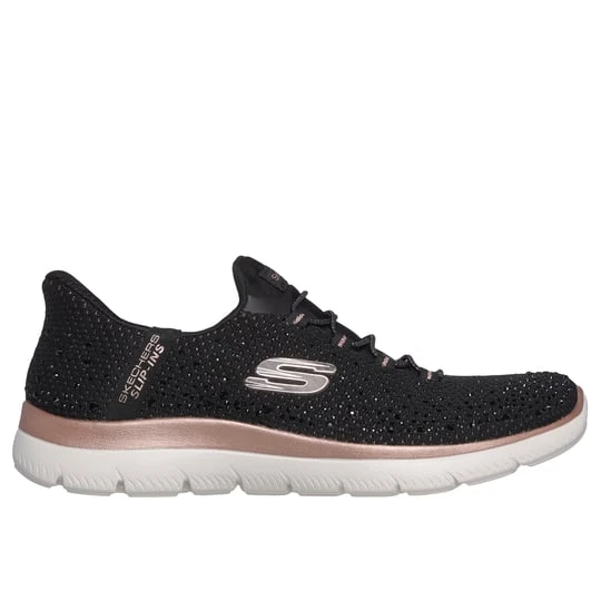 Zdjęcie produktu Skechers Slip-ins: Summits - Brilliant Shine - Czarny / Rozowe Zloto