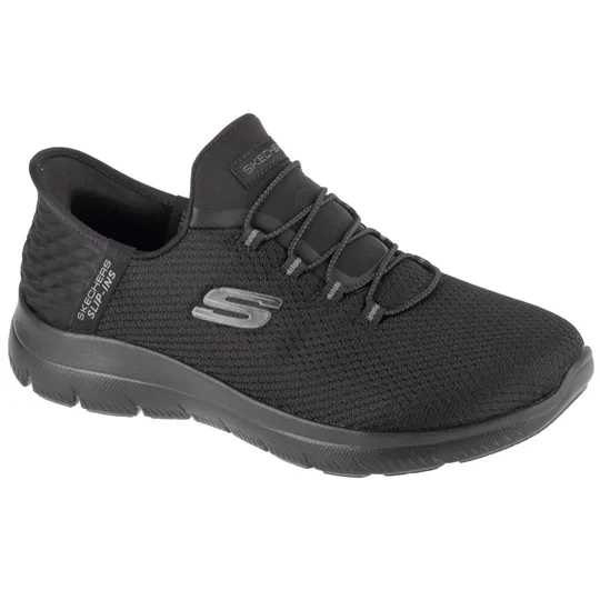 Zdjęcie produktu Skechers Slip-Ins: Summits - Diamond Dream 150123W-BBK, Damskie, Czarne, buty sneakers, przewiewna siateczka, rozmiar: 40, 5