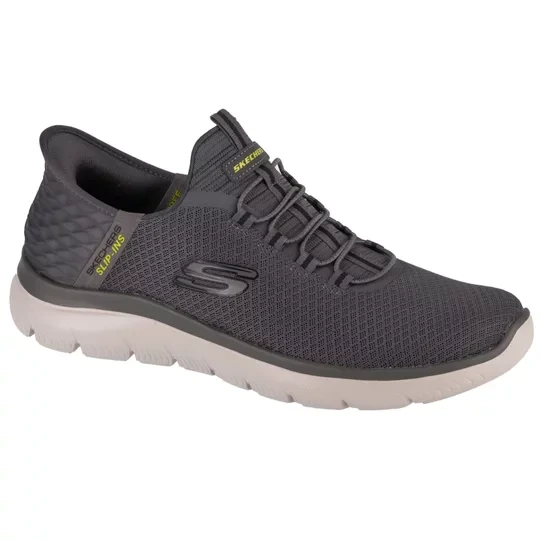 Zdjęcie produktu Skechers Slip-Ins Summits - High Range 232457-CHAR, Męskie, Szare, buty sneakers, tkanina, rozmiar: 41