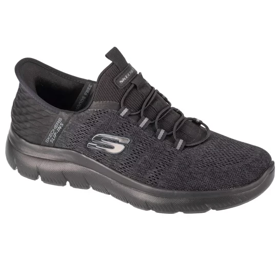 Zdjęcie produktu Skechers Slip-Ins: Summits - Key Pace 232469-BBK, Męskie, Szare, buty sneakers, tkanina, rozmiar: 41