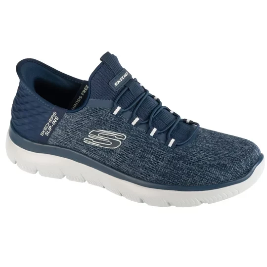 Zdjęcie produktu Skechers Slip-Ins: Summits - Key Pace 232469-NVY, Męskie, Granatowe, buty sneakers, tkanina, rozmiar: 41
