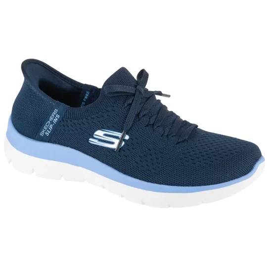 Zdjęcie produktu Skechers Slip-Ins: Summits - New Daily 150263-NVBL, Damskie, Granatowe, buty sneakers, tkanina, rozmiar: 36
