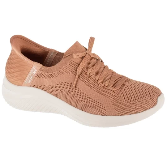Zdjęcie produktu Skechers Slip-Ins Ultra Flex 3.0 - Brilliant 149710-TAN, Damskie, Brązowe, buty sneakers, tkanina, rozmiar: 36