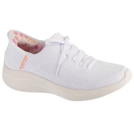 Zdjęcie produktu Skechers Slip-Ins: Ultra Flex 3.0 - Morning Blosso 150441-WHT, Damskie, Białe, buty sneakers, tkanina, rozmiar: 36