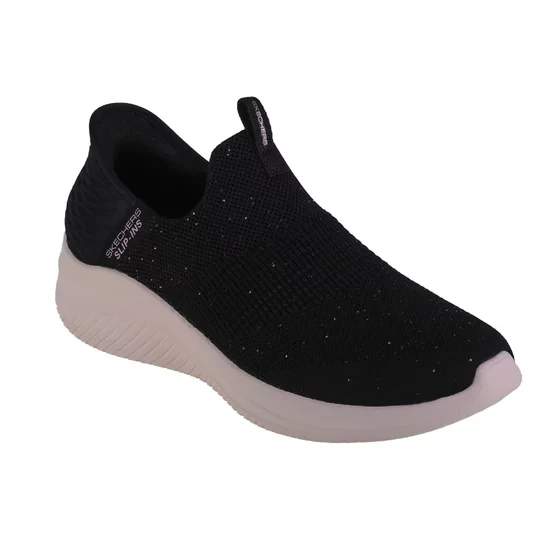 Zdjęcie produktu Skechers Slip-Ins Ultra Flex 3.0-Shiny Night 149594-BKRG, Damskie, Czarne, buty sneakers, tkanina, rozmiar: 36