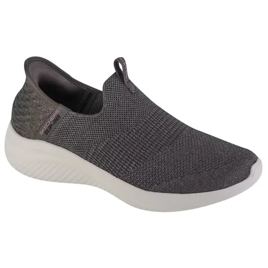 Zdjęcie produktu Skechers Slip-Ins Ultra Flex 3.0 Smooth Step 149709-GRY, Damskie, Szare, buty sneakers, tkanina, rozmiar: 36
