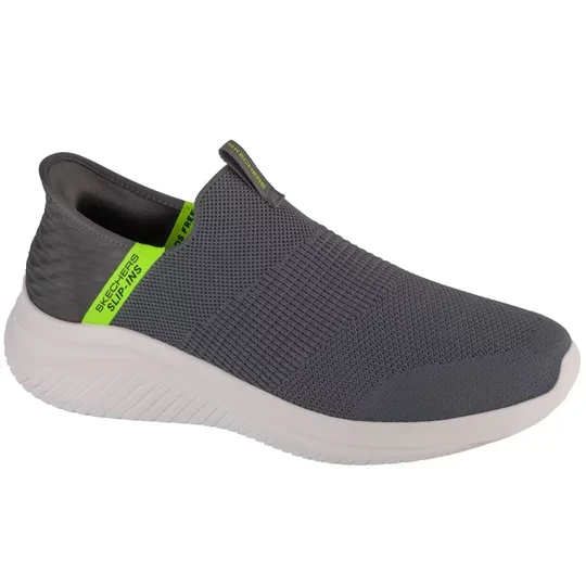 Zdjęcie produktu Skechers Slip-Ins Ultra Flex 3.0 Viewpoint 232451-CCLM, Męskie, Szare, buty sneakers, tkanina, rozmiar: 39, 5