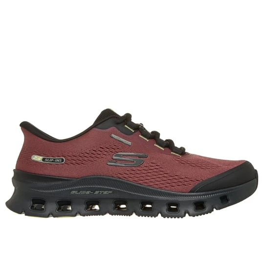 Zdjęcie produktu Skechers Slip-ins Waterproof: Glide-Step Pro - ChaChing - Burgund / Czarny