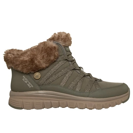 Zdjęcie produktu Skechers Slip-ins Waterproof: Graceful -Misty Strolls - Oliwkowy