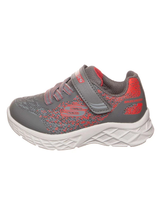 Zdjęcie produktu Skechers Sneakersy "Microspec II" w kolorze szaro-czerwonym rozmiar: 21