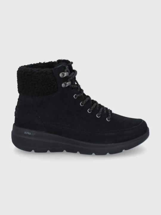 Zdjęcie produktu Skechers Śniegowce zamszowe czarny