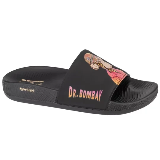 Zdjęcie produktu Skechers Snoop Dogg Hyper Slide - Dr. Bombay 251015-BBK, Męskie, Czarne, klapki, syntetyk, rozmiar: 41