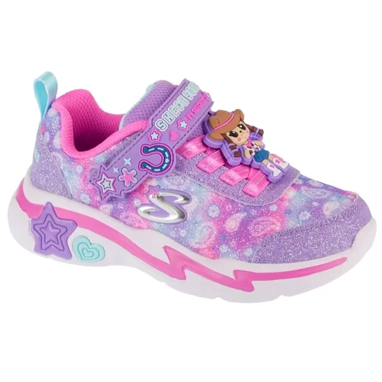 Zdjęcie produktu Skechers Snuggle Sneaks - Skech Squad 302214L-LVMT, Dla dziewczynki, Różowe, buty sneakers, syntetyk, rozmiar: 31
