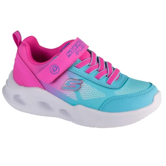 Zdjęcie produktu Skechers Sola Glow - Ombre Deluxe 303714L-PKTQ, Dla dziewczynki, Różowe, buty sneakers, tkanina, rozmiar: 31