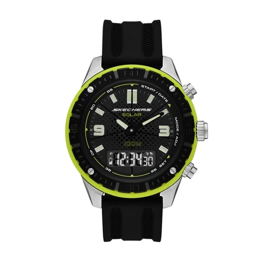 Zdjęcie produktu Skechers Solar zegarek - Czarny/Zolty Watch