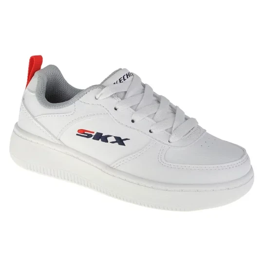 Zdjęcie produktu Skechers Sport Court 92 405696L-WHT, Dla chłopca, Białe, buty sneakers, skóra syntetyczna, rozmiar: 27