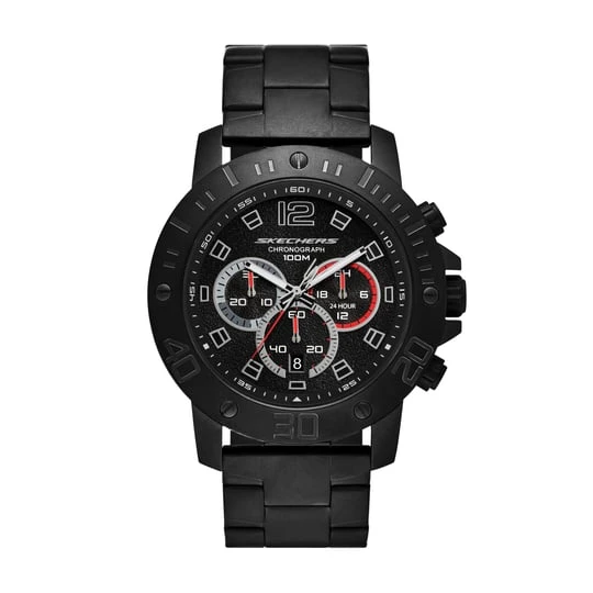 Zdjęcie produktu Skechers Stainless Skoszulkal Chronograph zegarek - Czarny Watch