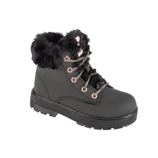Zdjęcie produktu Skechers Street Glitz 310952L-BLK, Dla dziewczynki, Czarne, buty zimowe, skóra syntetyczna, rozmiar: 28