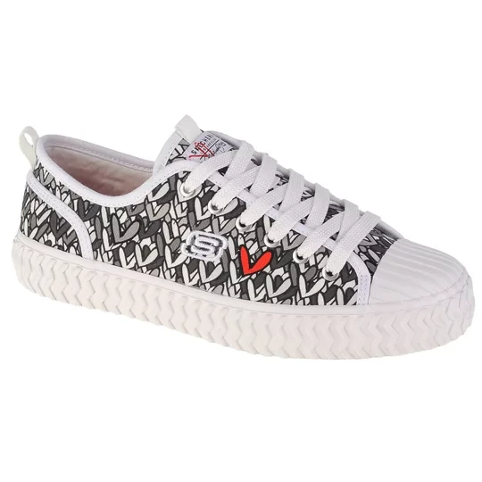Zdjęcie produktu Skechers Street Trax-One That Stands Out 155501-WBK, Damskie, Białe, trampki, tkanina, rozmiar: 36