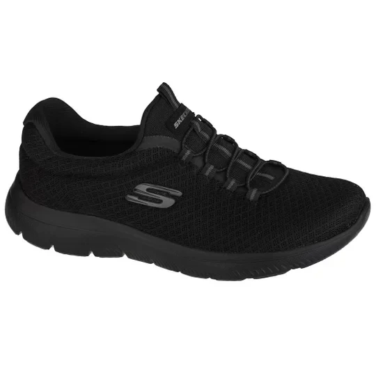 Zdjęcie produktu Skechers Summits 12980-BBK, Damskie, Czarne, buty sneakers, przewiewna siateczka, rozmiar: 36