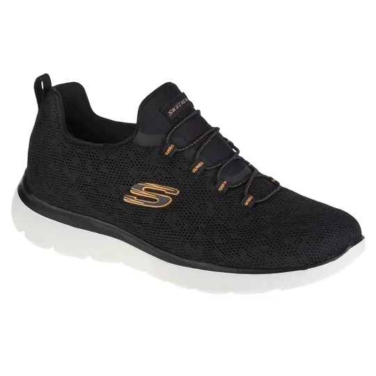 Zdjęcie produktu Skechers Summits 149037-BKRG, Damskie, Czarne, buty sneakers, tkanina, rozmiar: 36