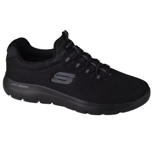 Zdjęcie produktu Skechers Summits 52811-BBK, Męskie, Czarne, buty sneakers, przewiewna siateczka, rozmiar: 41