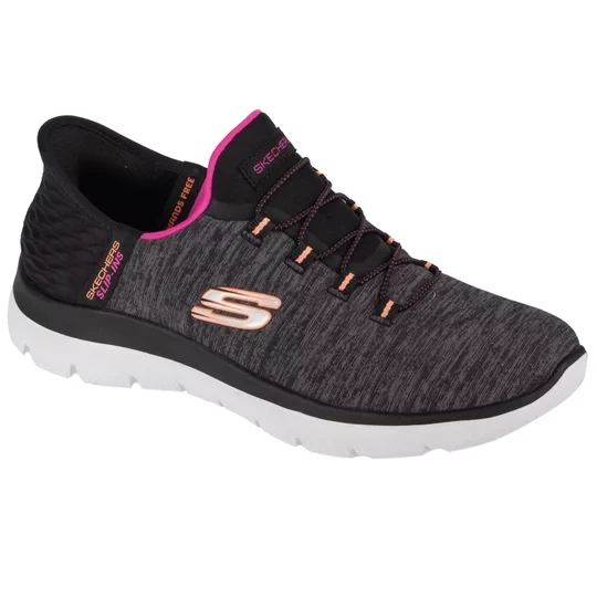 Zdjęcie produktu Skechers Summits - Dazzling Haze 149937-BKMT, Damskie, Czarne, buty sneakers, przewiewna siateczka, rozmiar: 36